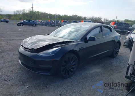 2021 Tesla Model 3 Performance Dual Motor All-Wheel Drive из США, поврежденный, VIN 5YJ3E1EC0MF992378